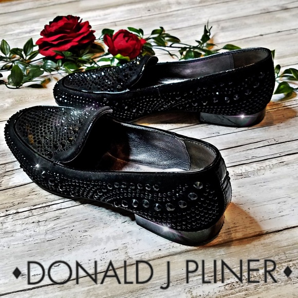 Donald J. Pliner Shoes - Donald J. Pliner rhinestone embellished Loafers
